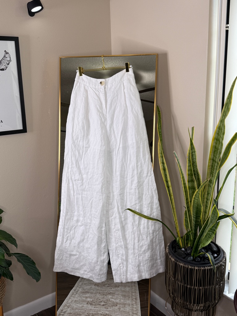 Emporio Armani High-Waist Palazzo Pants